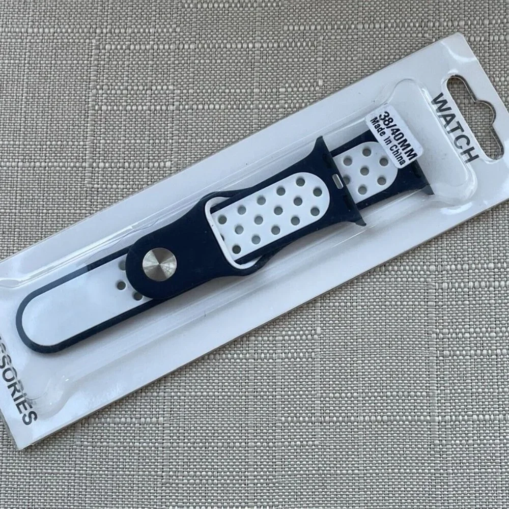 Replacement Sport Strap for iWatch Blue Tone Band Size 38/40mm